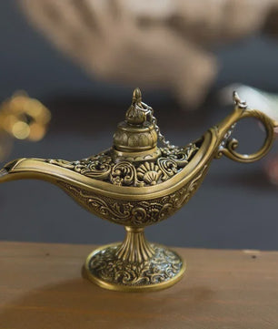 Retro Aladdin Olie Lamp Geurbrander - Decoratieve Aromatherapie Brander