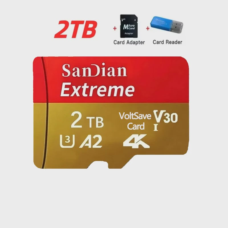 Snelle Micro SD Kaart met USB Adapter - 512GB/256GB - Hoge Snelheid Opslag voor Telefoon & Laptop