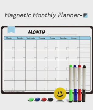 Flexibel Magnetisch Weekplanner Whiteboard A3 - Ideaal voor Koelkast & Kantoor