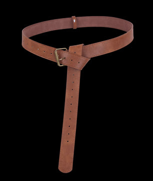 Middeleeuwse Cosplay Lederen Riem met Tas en Decoratieve Sleutels - Renaissance & Halloween Accessoire