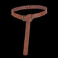 Middeleeuwse Cosplay Lederen Riem met Tas en Decoratieve Sleutels - Renaissance & Halloween Accessoire