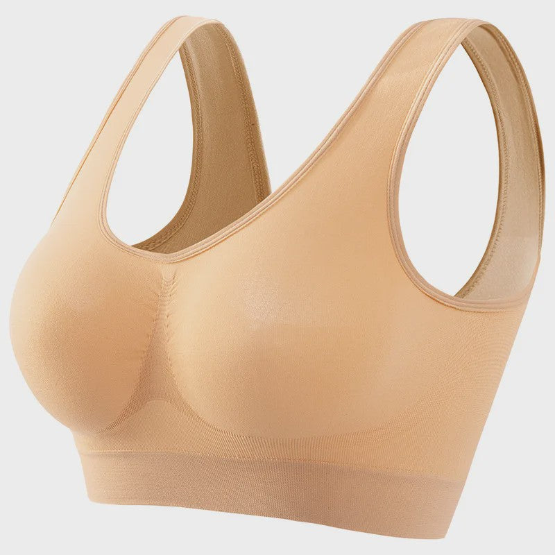 Naadloze Push-Up Sport BH - Ademende Bralette zonder beugel, Crop Top Lingerie voor Dames (S-5XL)