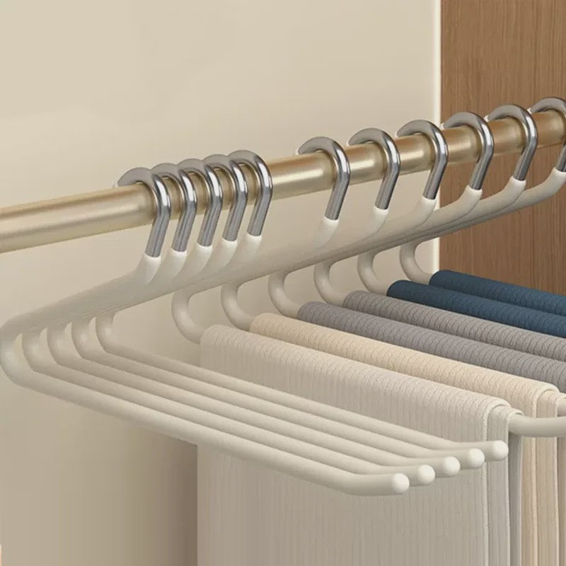 Anti-slip Gansvormige Broekenhanger - Ruimtebesparend Kledingrek voor Garderobe