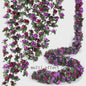 250cm Kunst Rozen Slir met Bladeren - Decoratieve Slir voor Bruiloft, Huis & Tuin
