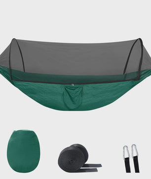2-in-1 Camping Hangmat met Muggennet - Ultralicht Parachute Nylon