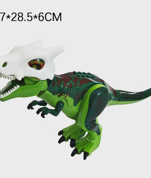 Grote Bouwblok Dinosaurus Speelgoed - Indominus Rex & Tyrannosaurus Rex Modellen