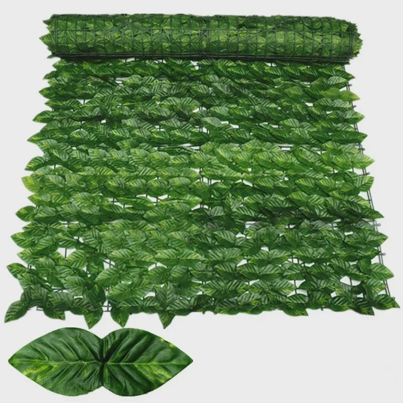 Kunsthaag Klimop 100x300cm - Privacy Scherm Tuin en Balkon - Kunstplant Groen