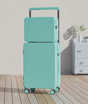 Luxe Koffer Set met USB, Bekerhouder & TSA-slot - 360° Wielen, PC+ABS