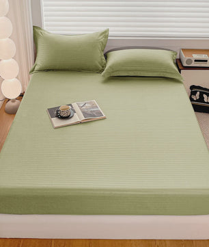 Zachte Hoeslaken met Elastische Band - Effen Kleur - 90-180x200cm