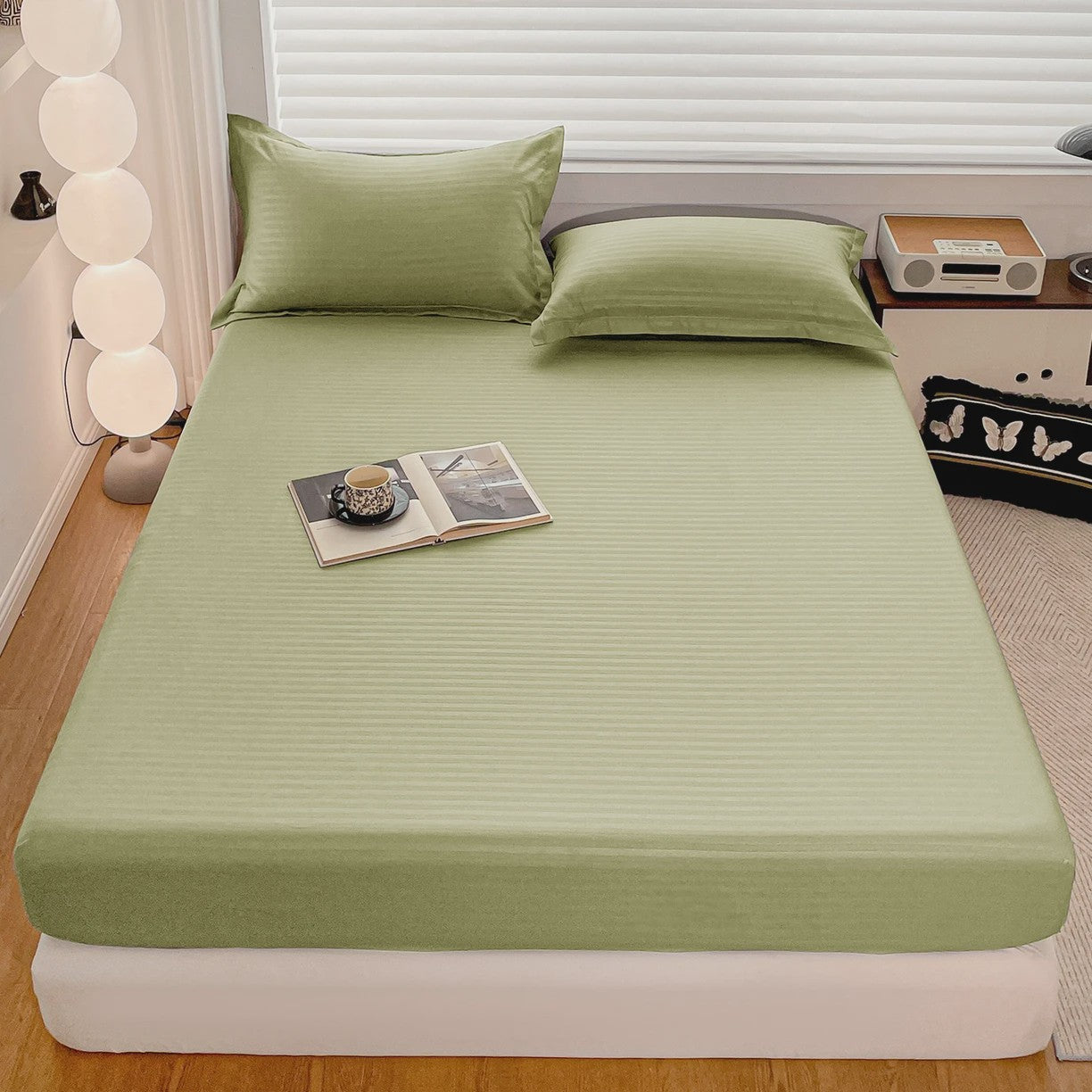 Zachte Hoeslaken met Elastische Band - Effen Kleur - 90-180x200cm