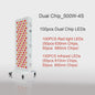 Dual Chip Roodlichttherapie Paneel LED - Gezicht & Lichaam - 630nm/660nm Rood & 810nm/850nm NIR