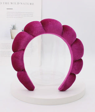Luxe Velours Make-up Hoofdband - Comfortabel voor Gezichtswas & Huidverzorging
