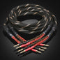 High-End Hifi Luidsprekerkabel - 6N OFC Koper, Vergulde Banana/Y-stekkers