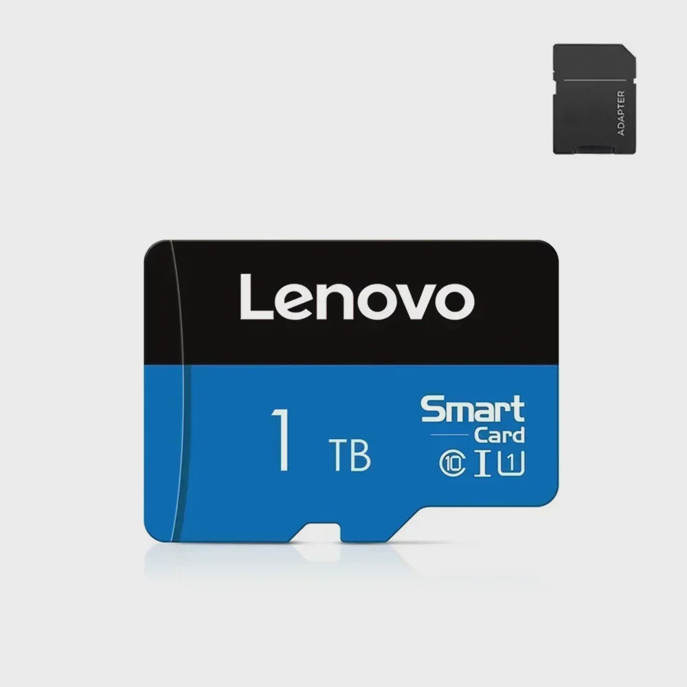 Lenovo Micro SDXC Kaart 1TB - Hoge Snelheid Klasse 10 UHS-I U1 A1 voor 4K Video, Telefoons, Camera's & Drones