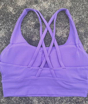 Comfortabele Sports BH met Push-Up Effect en Kruisbanden - Hoge Ondersteuning voor Yoga & Fitness