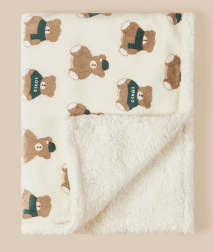 Luxe Baby Swaddle Deken - Warm Fluwelen & Lamswol Fleece - Zacht & Knus voor de Baby