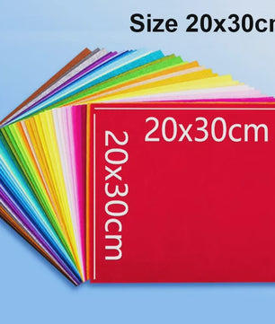 Set Vilt Stof Vellen - Assorti Kleuren - 1mm Dik - DIY Knutselen & Naaien