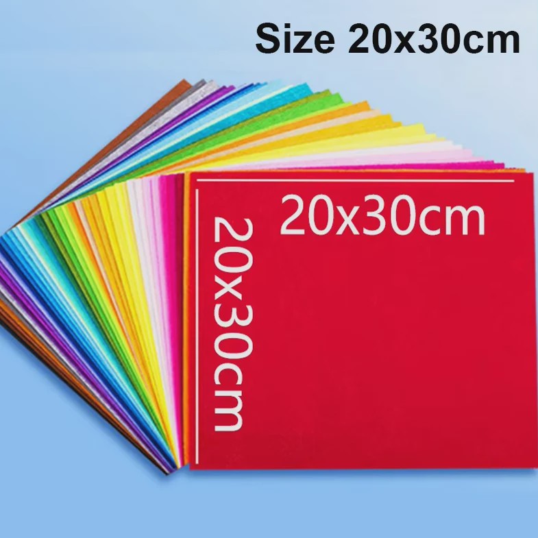 Set Vilt Stof Vellen - Assorti Kleuren - 1mm Dik - DIY Knutselen & Naaien
