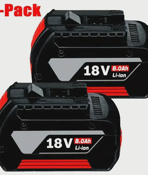 Bosch 18V 8.0Ah Li-Ion Accu Vervangend voor BAT609/BAT609G - Krachtige Gereedschapsbatterij