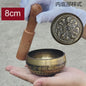 Tibetaanse Zangleiding Kom - Handgemaakte Bronzen Klankschaal voor Meditatie & Sound Healing