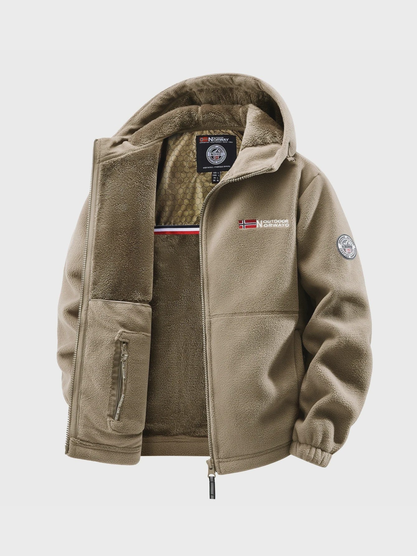 Heren Outdoor Jas met Capuchon - Veelzijdige Winterjas voor Dagelijks Gebruik en Reizen