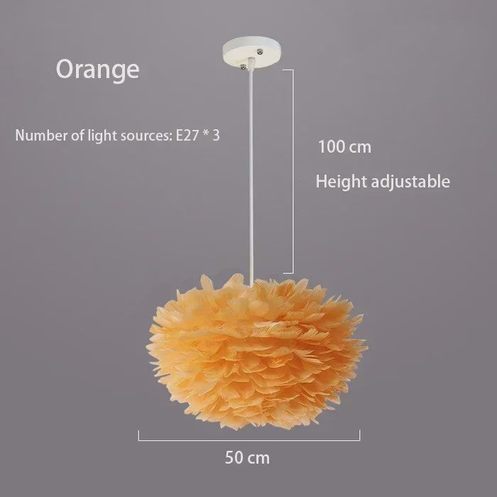 Nordic Veer Plafondlamp - Sfeervolle LED Hanglamp voor Woonkamer, Slaapkamer & Eetkamer