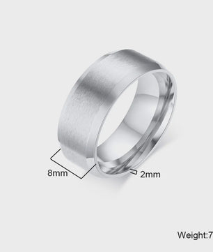 Gouden RVS Trouwring & Verlovingsring - Unisex - Maten 4-15