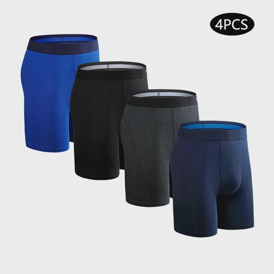 Lange Boxershorts voor Heren - Comfortabel Katoen & Plus Size Pasvorm