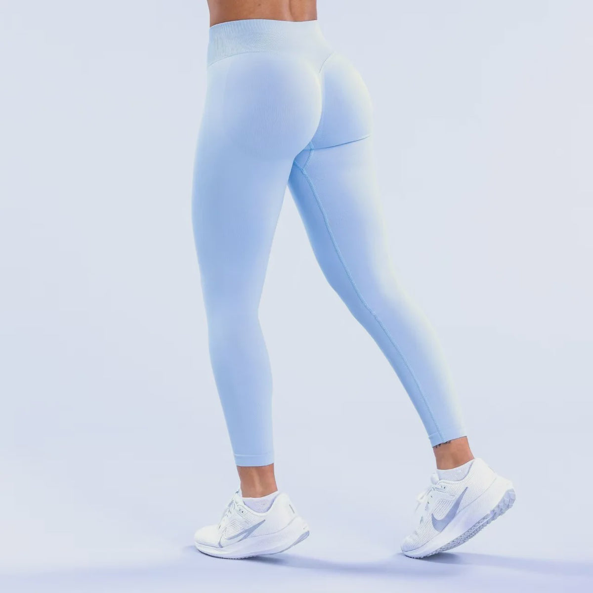 Naadloze Yoga Leggings met Hoge Taille en Butt Lifting Effect - Perfect voor Fitness, Gym & Running