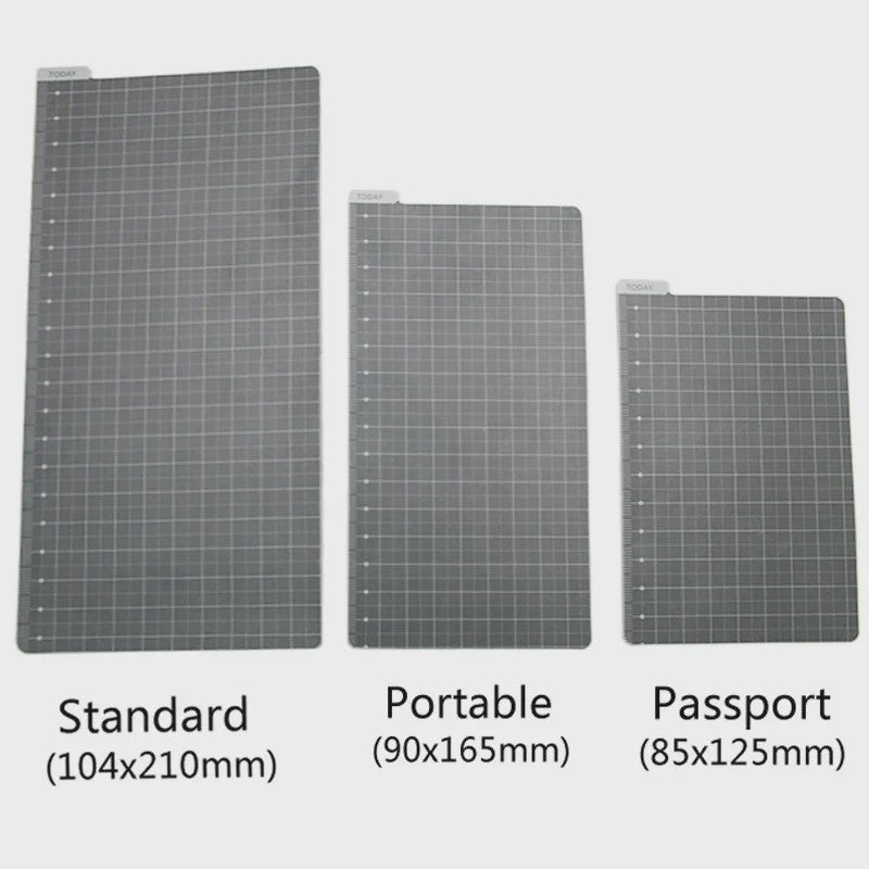 Snijmat & Liniaal Set A5/A6 - PVC Grid Mat voor Tekenen, Knutselen & Naaien