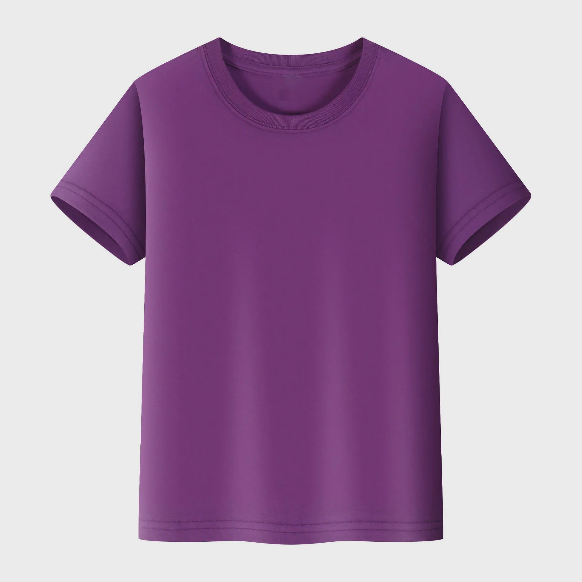 Basic Katoenen T-shirt voor Kinderen & Baby's - Jongens & Meisjes - Wit & Roze - Maten 1 t/m 14 Jaar