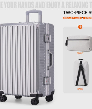 Ruime Koffer Trolley - Stevig & Duurzaam - Handbagage Geschikt - Unisex