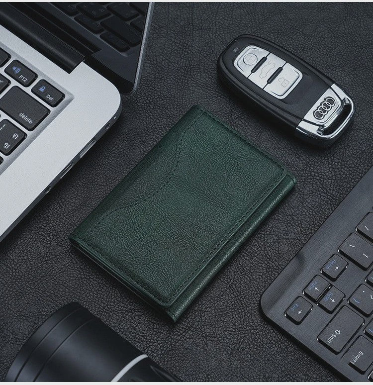 Magnetische Lederen Kaarthouder Wallet voor iPhone 16/15 Serie - Magsafe Compatibel