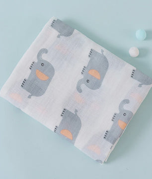 Zachte Katoenen Baby Swaddle Deken - 2 Laags Muslin, Sneldrogend & Ademend