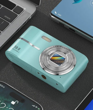 50MP Digitale Camera met 16x Zoom & 4K Video - Ideaal voor Studenten & Outdoor Avonturen