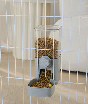 Automatische Dierenvoeder en Waterdispenser voor Kooi - Ideaal voor Hond, Kat, Konijn