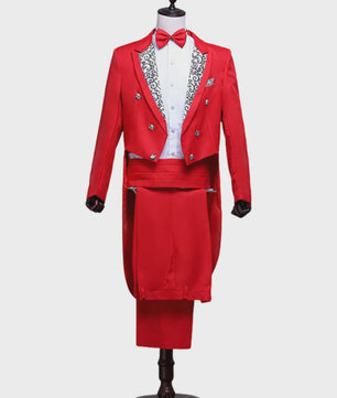 Klassieke Heren Rokkenjas - Stijlvolle Magician & Singer Outfit