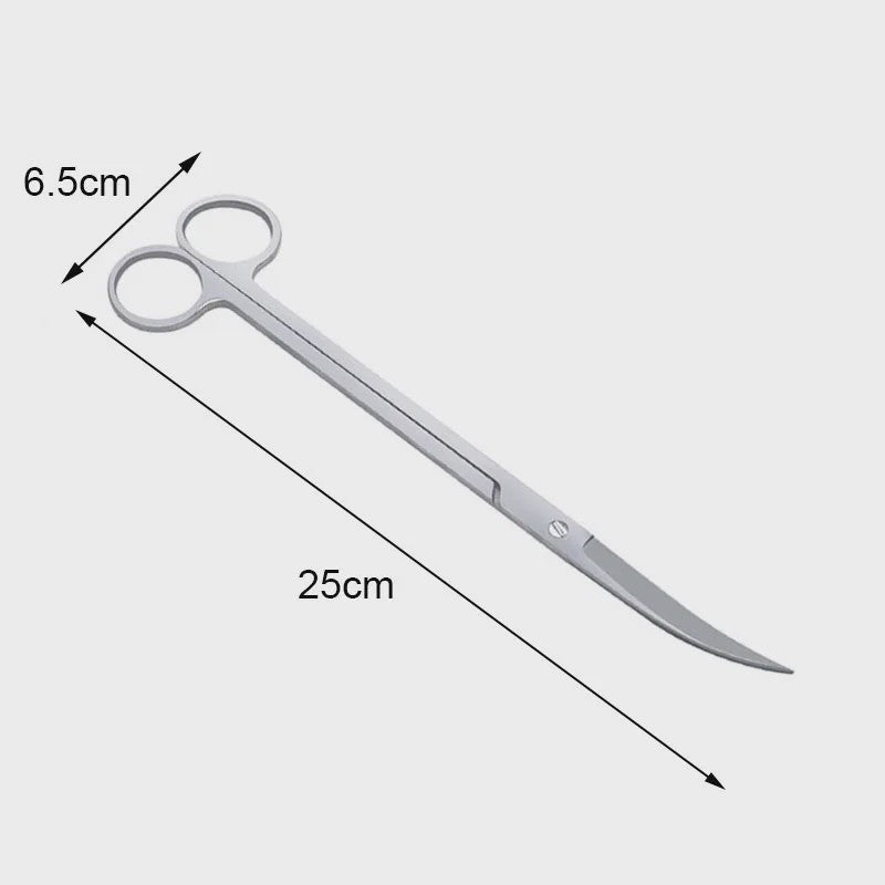 Professionele Aquarium Gereedschap Set: Roestvrij Staal Scharen & Tweezer