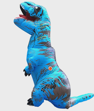 Opblaasbaar T-Rex Dinosaurus Kostuum voor Volwassenen - Perfect voor Feestjes en Halloween