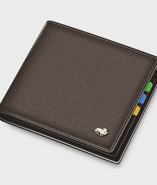 Luxe Heren Portemonnee van Bison Denim | Echt Leer, RFID, Muntvak & Kaarthouder (Model N4470)