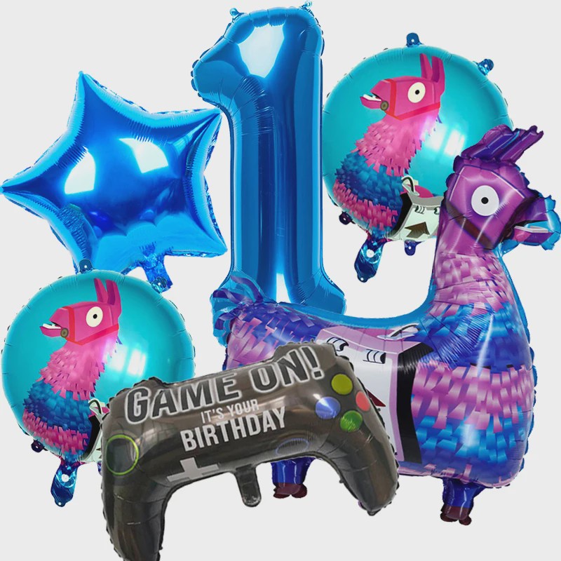 Feestdecoratie Fortnite & Llama Thema - Verjaardag, Babyborrel & Kinderfeest