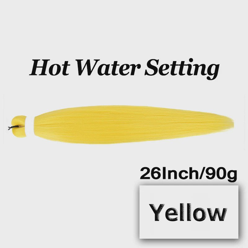 Pre-stretched Braiding Hair 26 Inch - Synthetische Haarverlengingen voor Crochet Braids in Kleuren