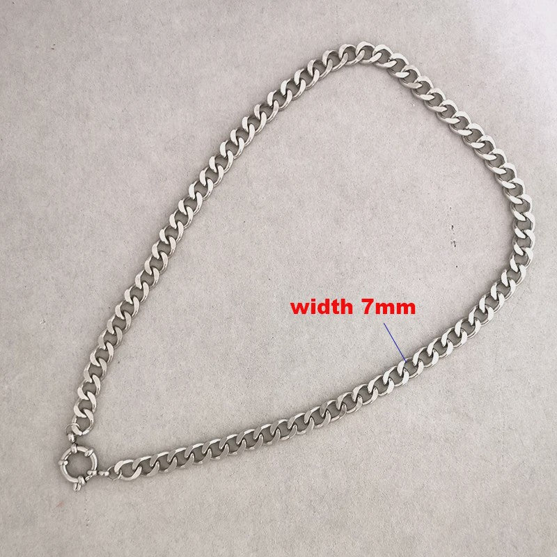 Gouden Roestvrij Stalen Ketting met Sailor Sluiting - Unisex Choker