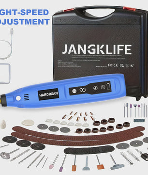 Draadloze Mini Rotary Tool Kit met USB - Graveren, Boren & Polijsten