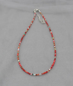 Kleurrijke Kralen Choker Ketting - Handgemaakt Bohemia Stijl