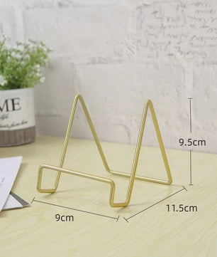 Stijlvolle IJzeren Display Standaard voor Magazines, Boeken en Decoraties