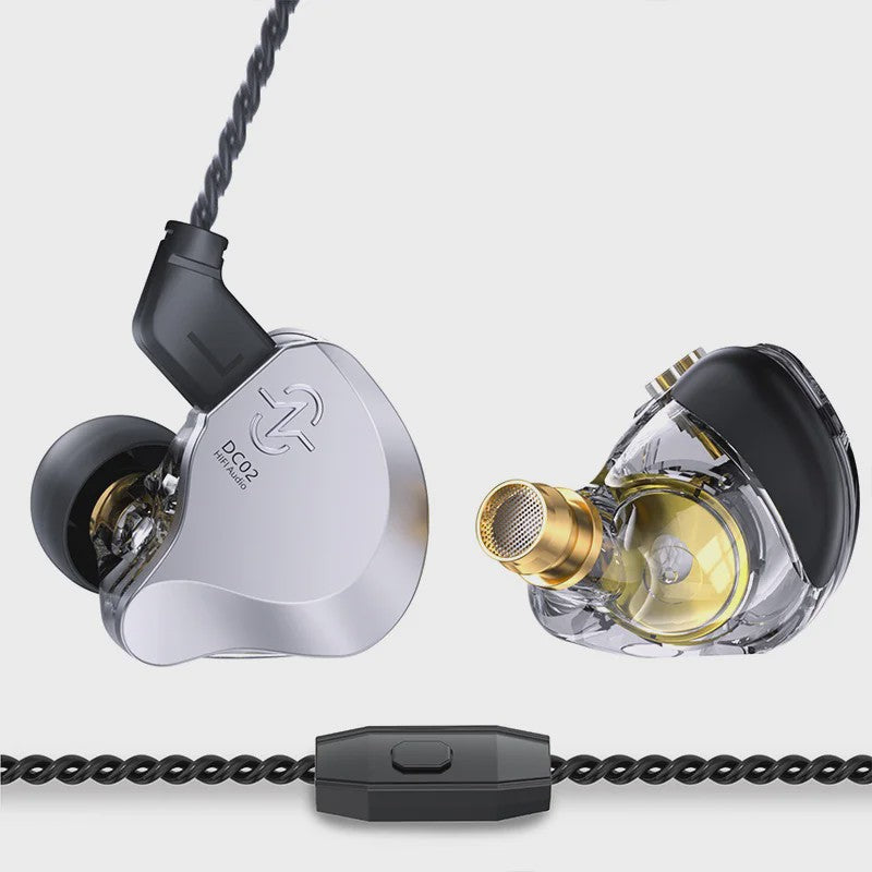 CCZ SOLO DC02 HiFi In-Ear Oordopjes met Metalen Behuizing en 4N OFC Kabel