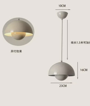 Moderne Design Hanglamp 'Bud' - 23cm - Meerdere Kleuren - Sfeervolle Verlichting