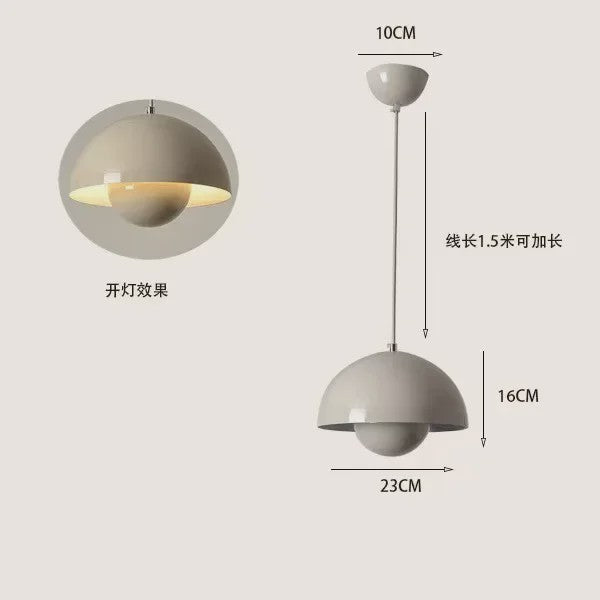 Moderne Design Hanglamp 'Bud' - 23cm - Meerdere Kleuren - Sfeervolle Verlichting