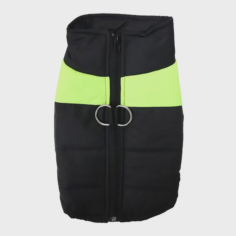 Waterdichte en Warme Hondenkleding Winterjas Vest Gevoerd met Rits voor Kleine tot Grote Honden